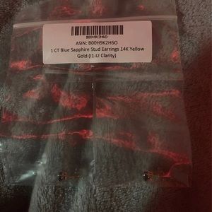 1ct 14k Blue Sapphire Stud
Earring 11-i2 Clarity (mrsp $818)